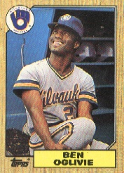 1987 Topps Baseball Cards      586     Ben Oglivie